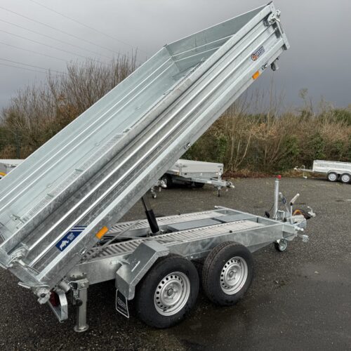Remorque Benne Tri-benne SARIS Acier 310 x 176 – PTAC 3000 kg
